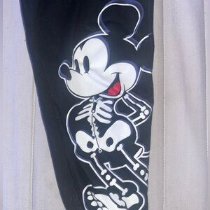 juniors large glow in the dark mickey mouse pants.